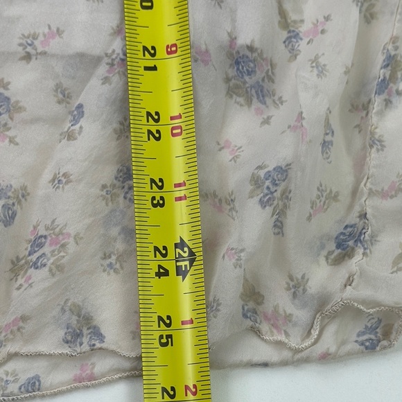 Elena Baldi Floral Lace Silk Blouse - Picture 8 of 10